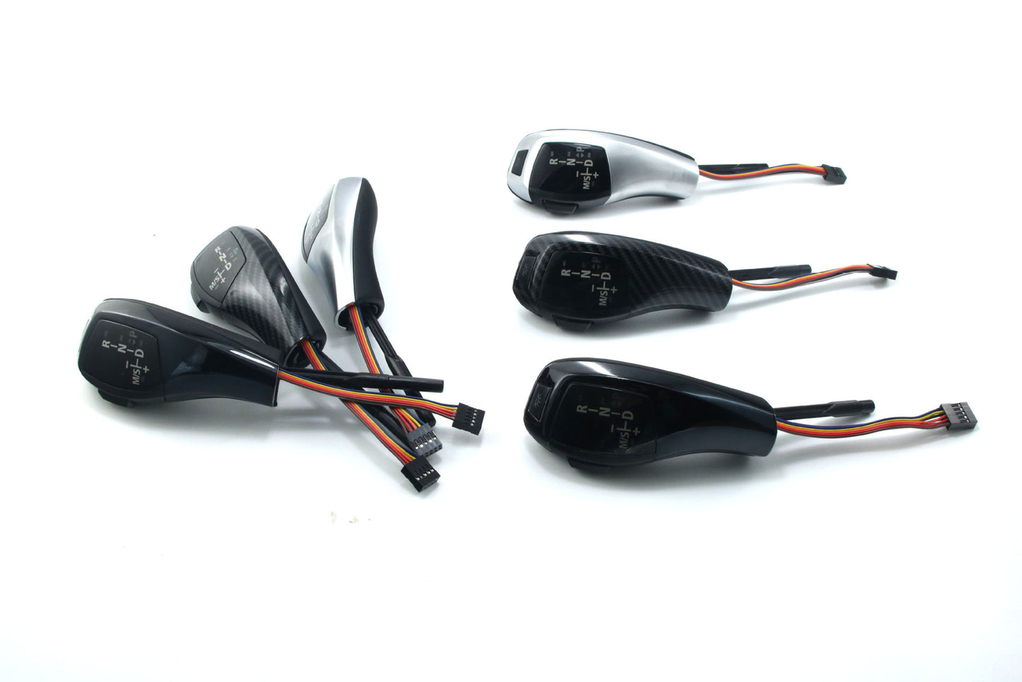 Suitable for BMW LHD automatic LED shift gear transmission E90 E92 E93 F30 carbon fiber