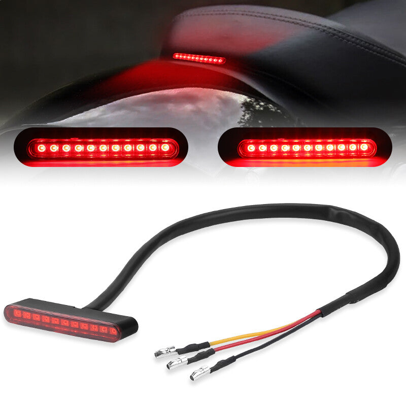 12V 11 LED for Mini Motorcycle Tail Light Bike Rear Running Stop Brake Bright Lamp