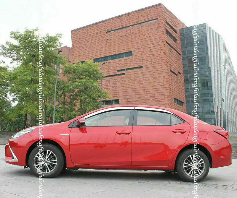for Toyota for Corolla 2014-18 silver Window Visor Vent Sun Shade Rain Guard Shield