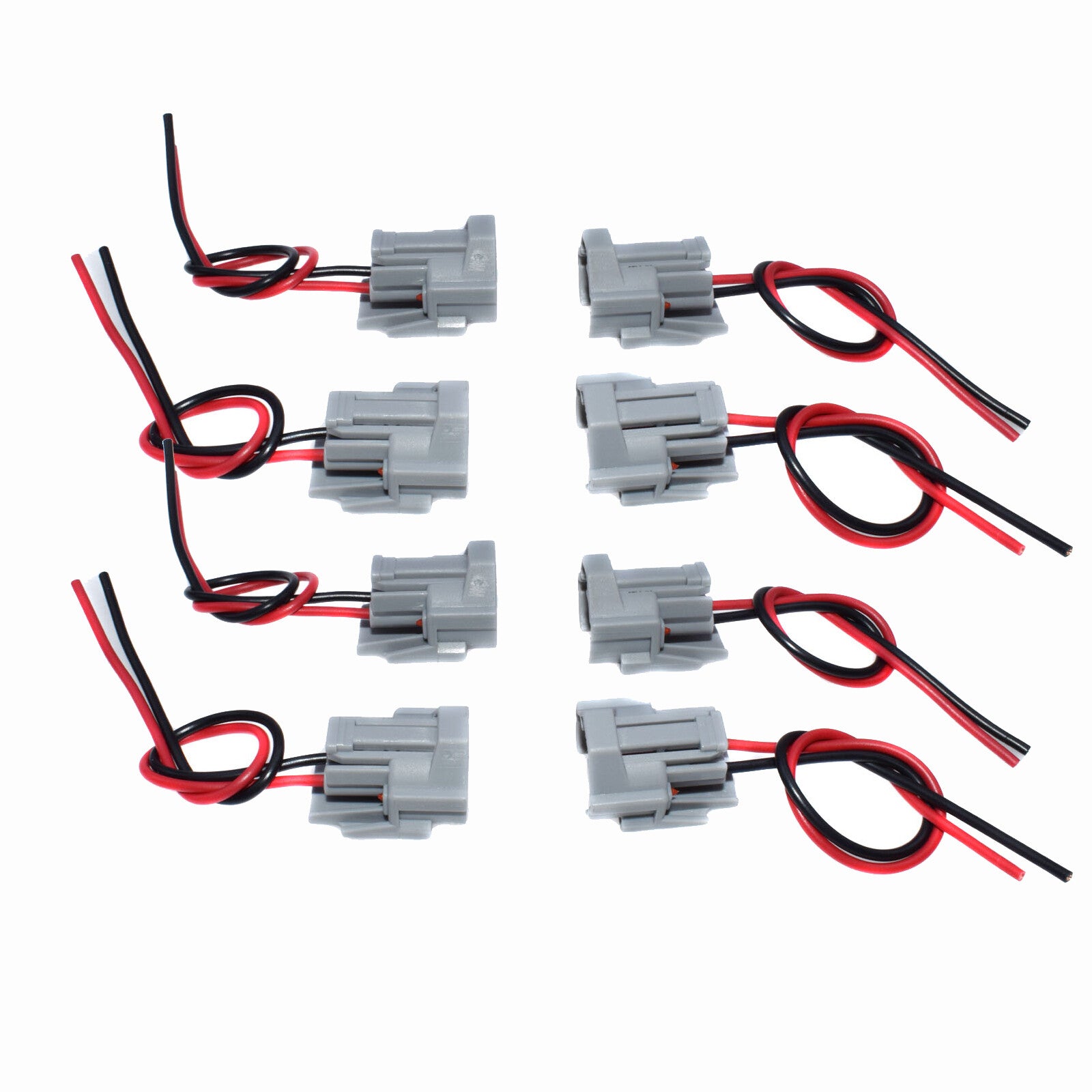 8Pcs Fuel Injector Connector Pigtail Harness for Subaru for Toyota for Mazda FIC2150