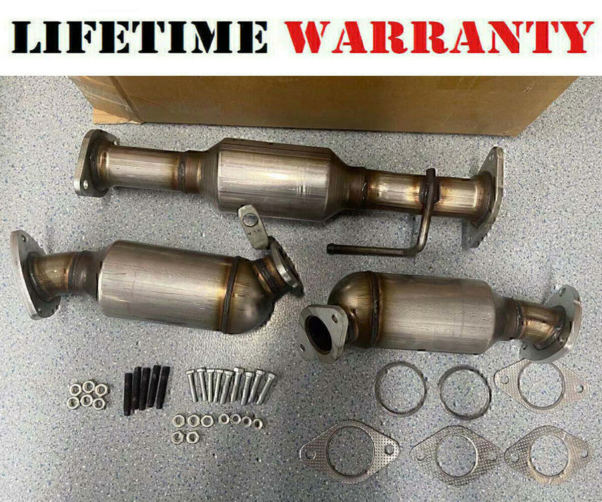 3x Catalytic Converter Exhaust for Buick Enclave 3.6L 6 Cylinder 2008 -17 US