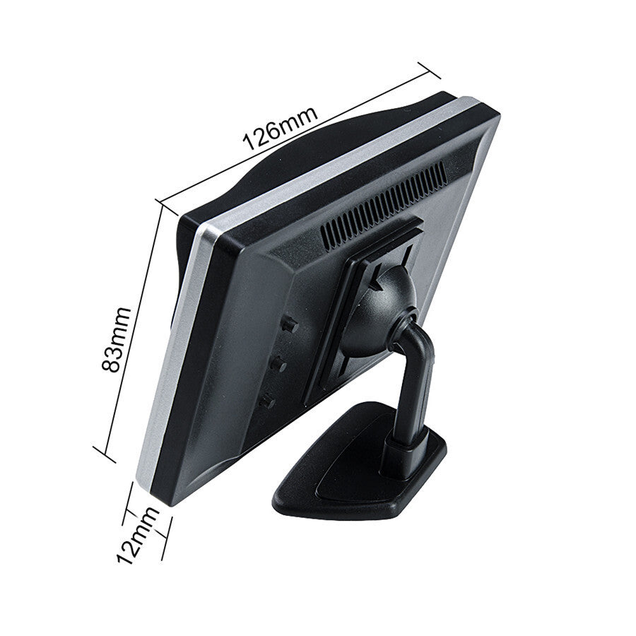 5in LCD Color Screen Display Car Monitor for Rear View Reverse Backup Camera DVD