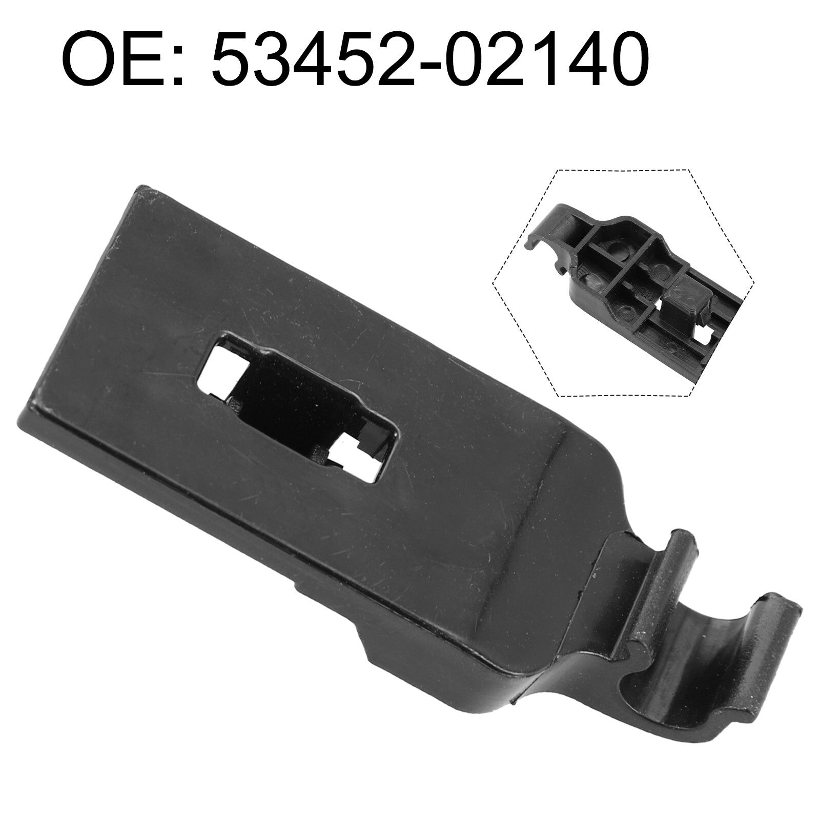 Hood Plastic Prop Rod Clamp-Clip for Toyota for Corolla 2014-2019 53452-02140