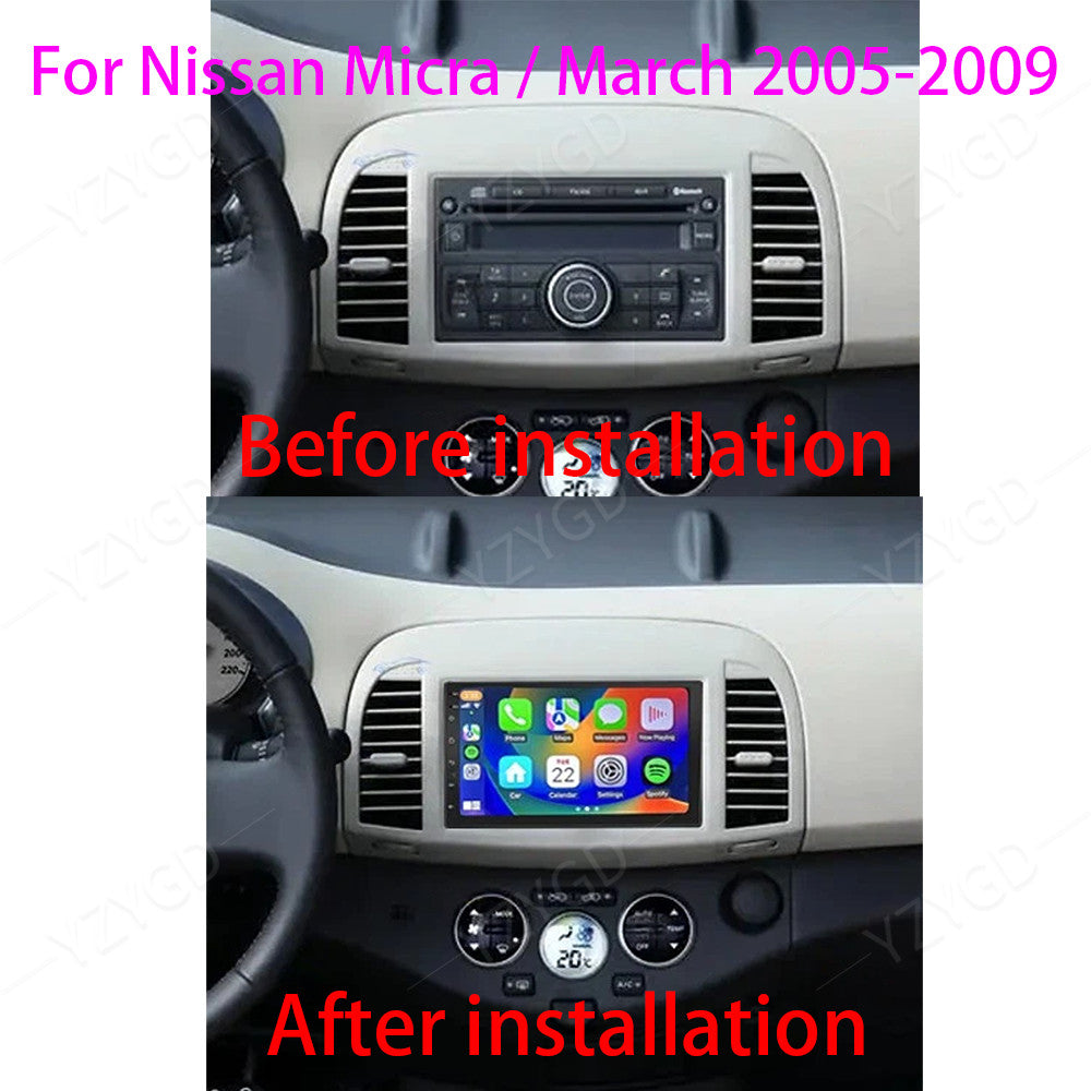7inch for Nissan Micra/March 2005-2009 Android Auto CarPlay Car Stereo Radio GPS