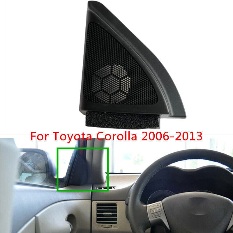 LH Front Door Tweeter Speaker Cover Door Triangle Trim for Toyota for Corolla 06-13
