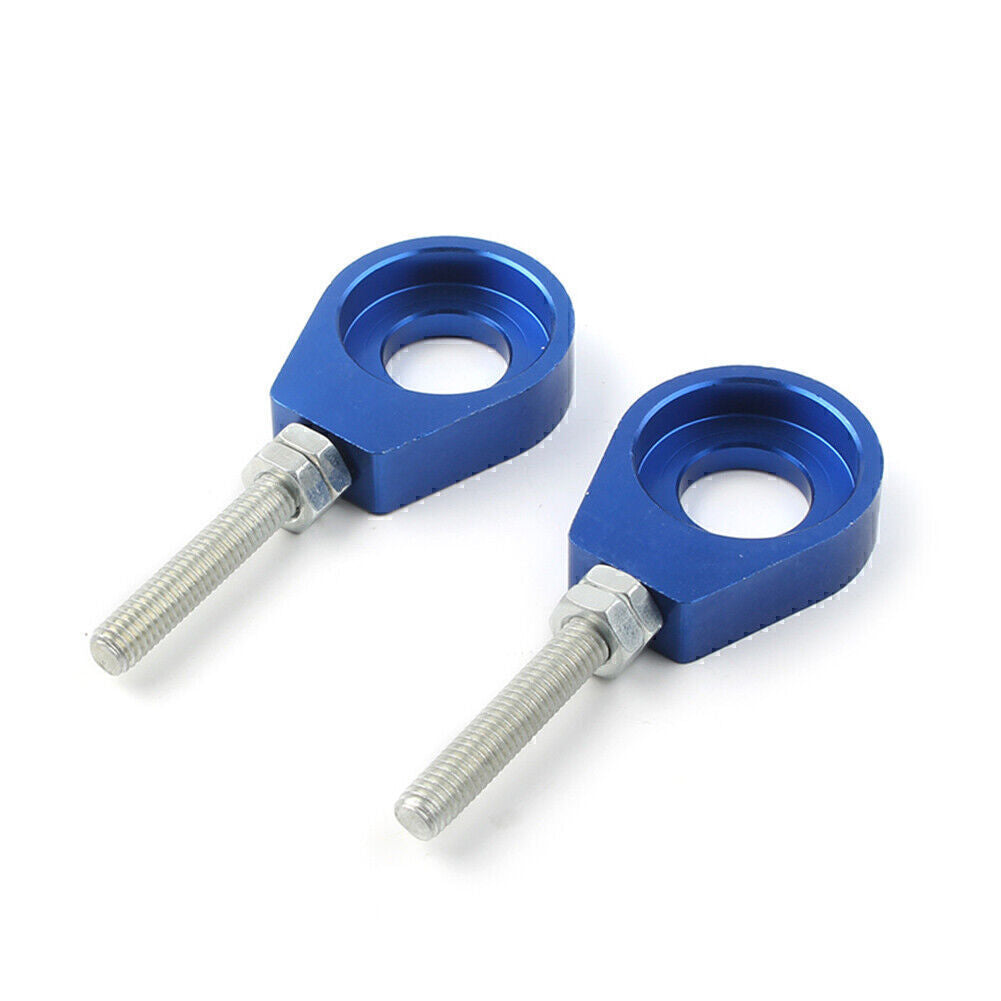 Blue 15mm Chain Adjuster Tensioner Block Fit Dirt Bike Quad ATV CRF50 SSR