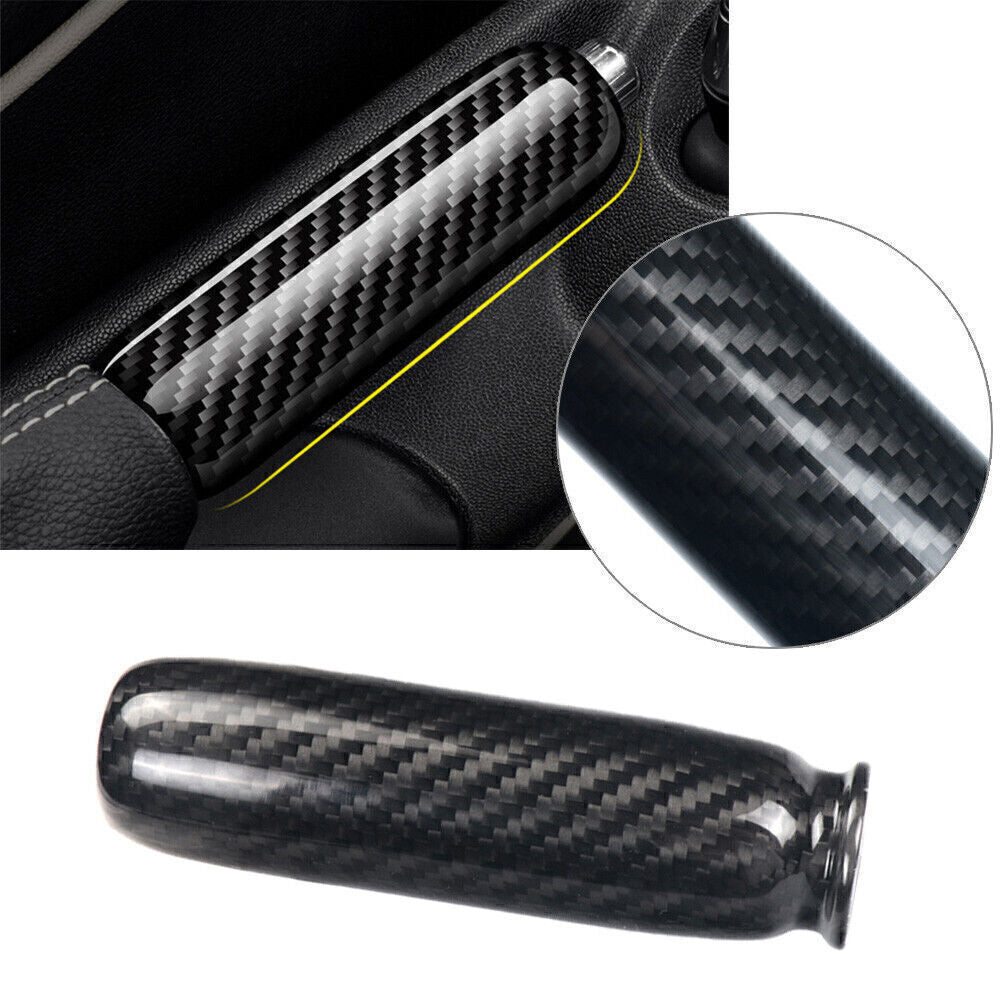 Carbon Fiber Handbrake Cover Handle Protector for Mini Cooper R50 R52 R53 R55
