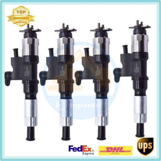 4Fuel Injector 095000-5471 8-98151837-0 for Isuzu NPR NPR-HD 4HK1 5.2L 2001~07.