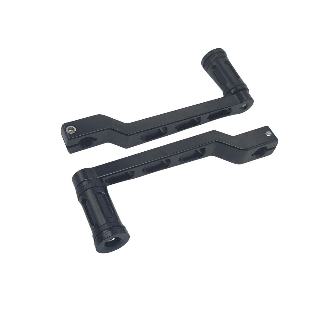Black Heel Toe Shift Lever Shifter Pegs for Harley Touring Softail 1986-2017 Tri
