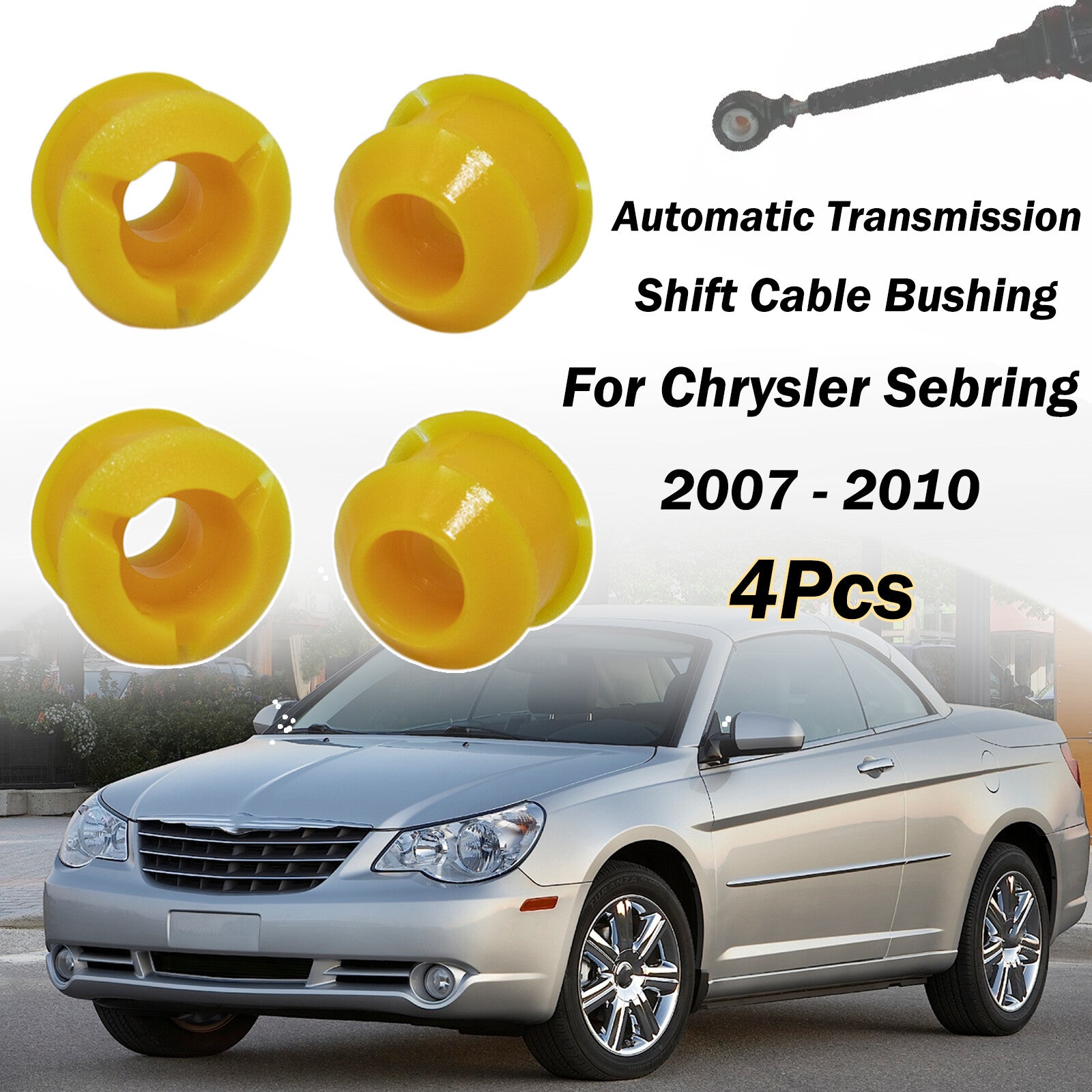 4X for Chrysler Sebring 2007-2010 Auto Gear Shifter Linkage Cable Bushing Repair