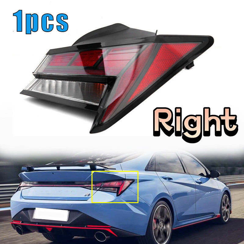 1PCS for Hyundai for Elantra 2021-2022 2X Right LED Tail Light Brake Lamp Outer Stop