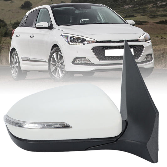 for Hyundai I20 MK2 GB IB 2015-2020 Wing Mirror Rear View Mirror Right White 5 Wire
