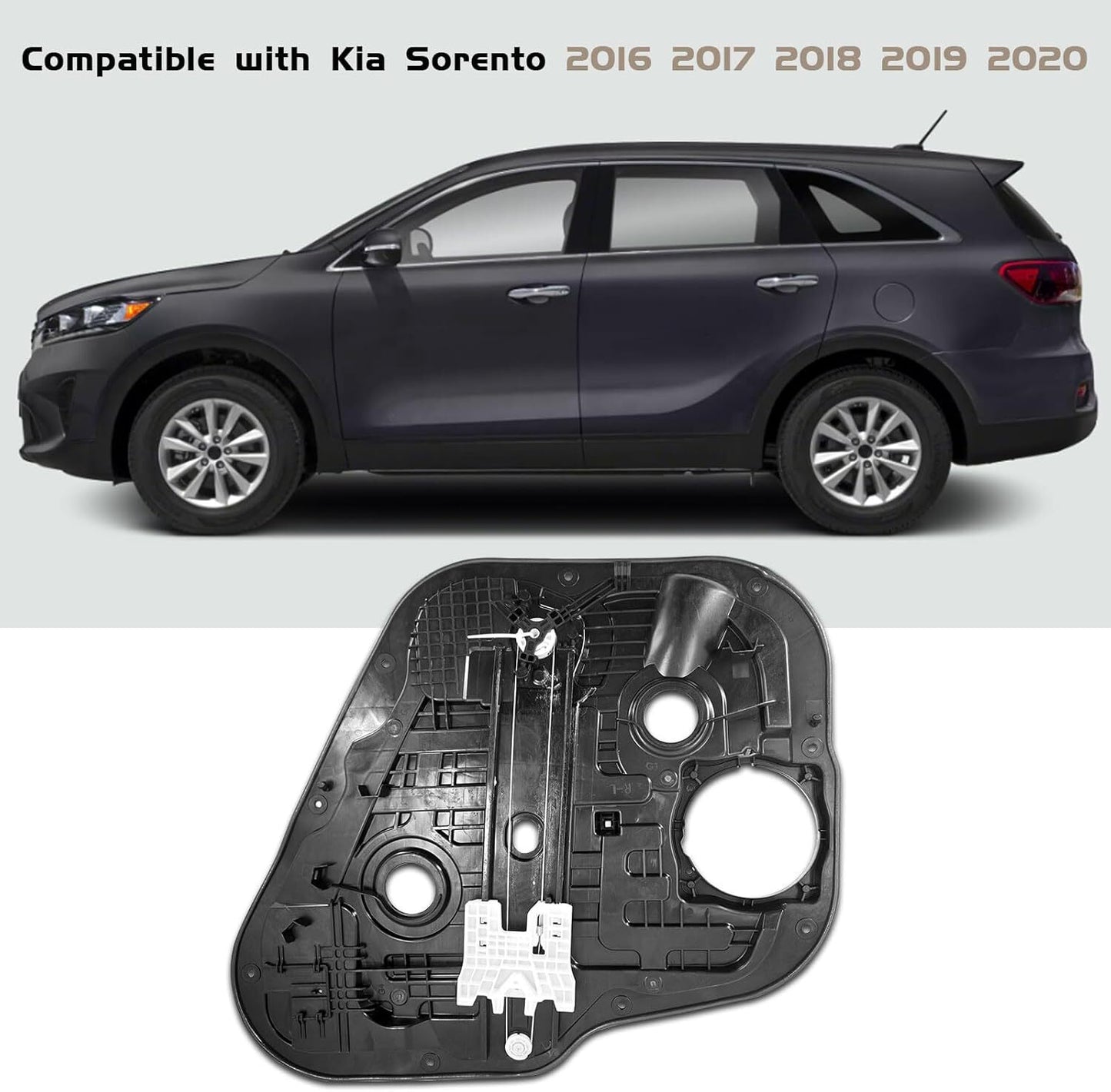83471C5000 for Kia Sorento 2016-2020 Power Window Regulator Rear Left