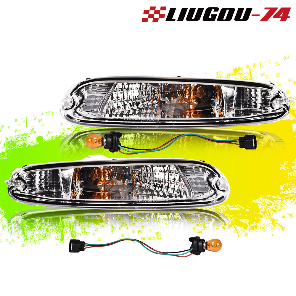 Suitable for MX-5 Miata models 90, 91, 92, 93, 94, 95, 96, and 97. new transparent front bumper turn signals.