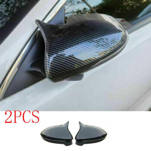 2P Carbon Fiber OX Horns Side Mirror Cover Cap Trim for Kia K5 Optima 2016-2020