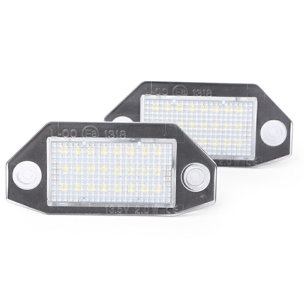 24LED White Rear Number License Plate Light Fit for Ford Mondeo MK3 2000-2007