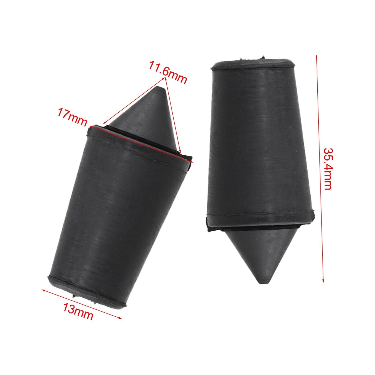 Safety with 2x Back Door Rubber Stop Cushion for for TOYOTA For RAV4
