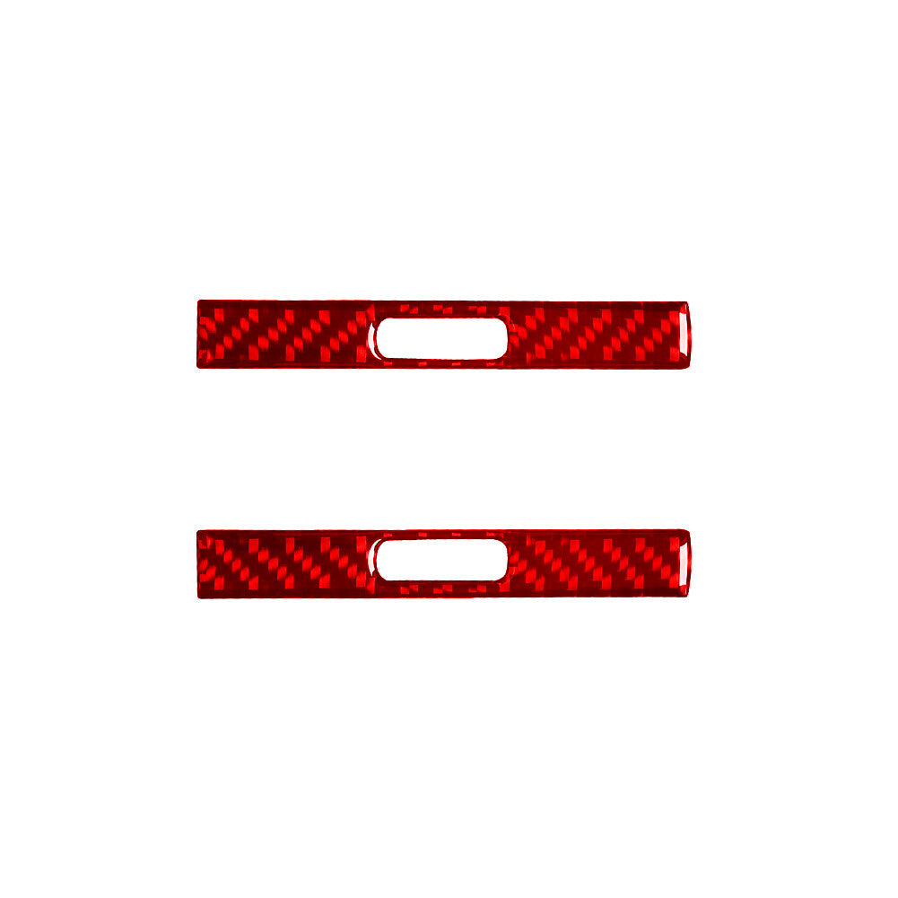 Red Carbon Fiber Vent Strip Trimming For Land for Range Rover Sport 2014-2017