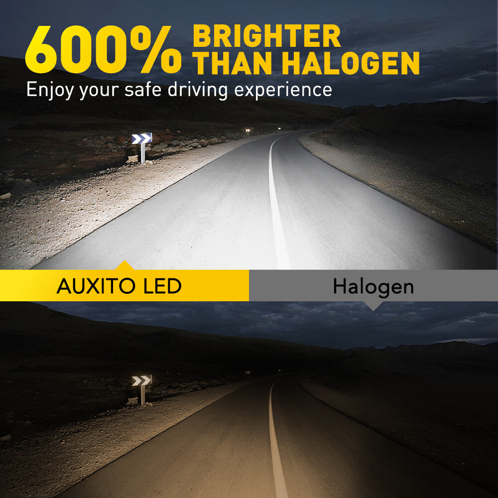 AUXITO 9005 LED High-Brightness White Light