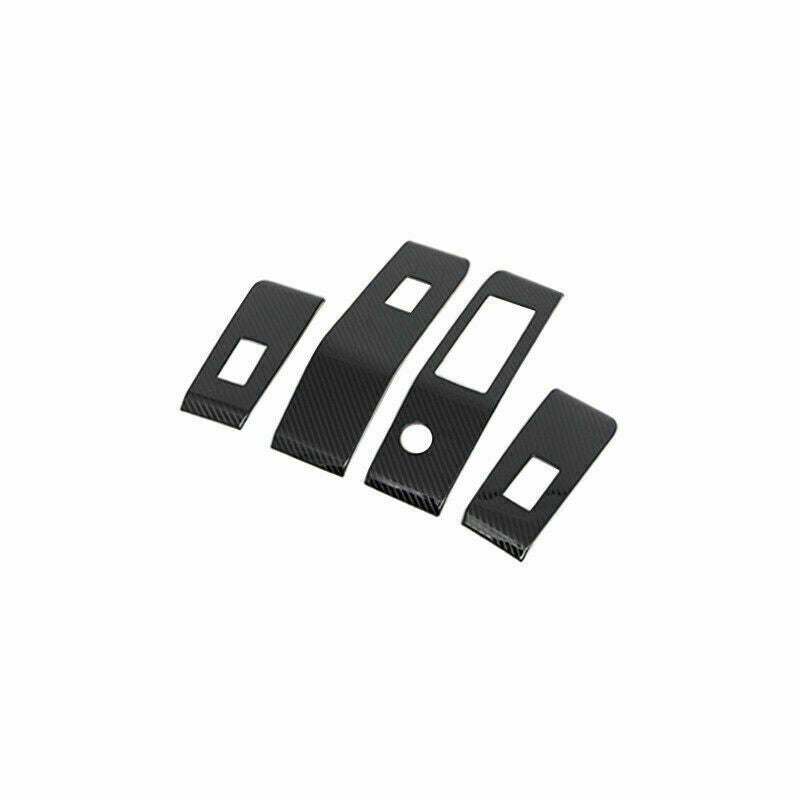 for Toyota Highlander 2020-2023 Carbon Fiber Look Window Lift Panel Switch Cover