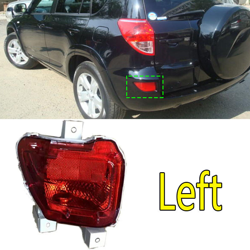 Left for Toyota RAV4 2005-12 Rear bumper fog light Bar Anti-Fog Light new
