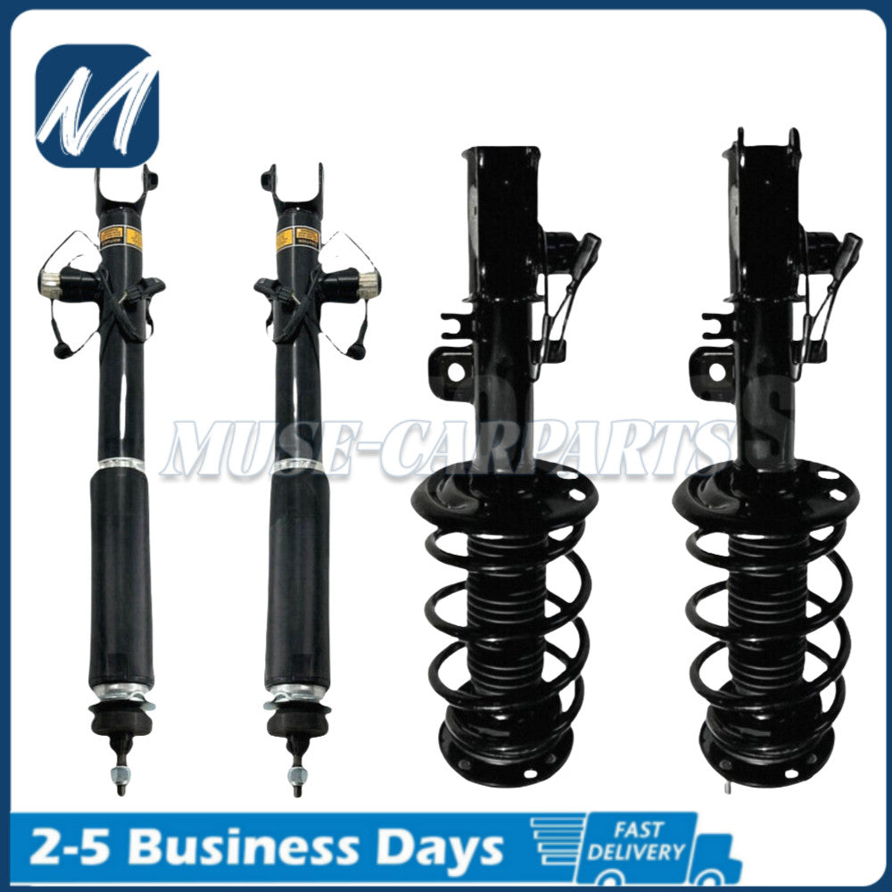 4x Front & Rear Shock Struts Assembly w/Electronic Fit for Audi Q5 SQ5 8R0413029 09
