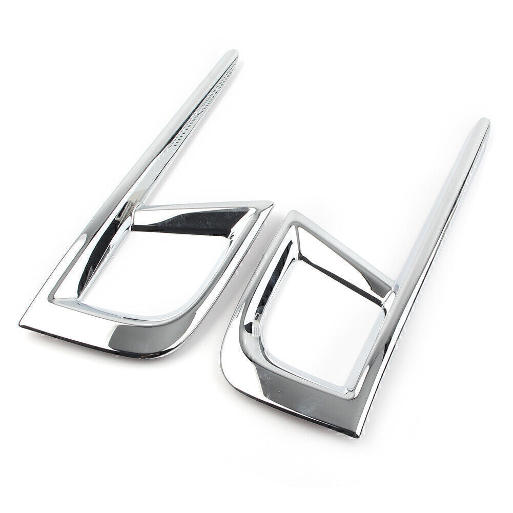 2X Chrome Front Fog Light Lamp Cover Trim Fit for Honda Odyssey 2018-2020 Version