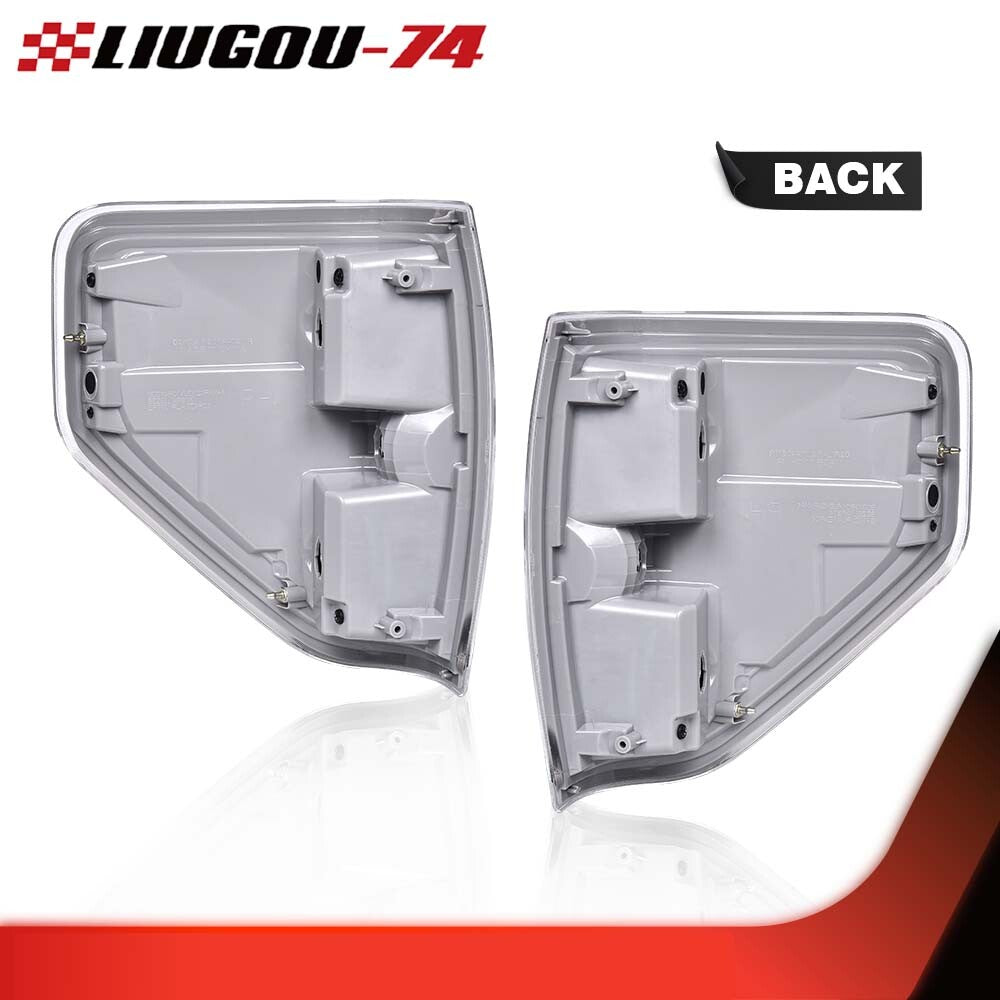Suitable for 2009, 2010 - 2014 for Ford F-150 F-150 pickups with chrome trim and halogen taillights.