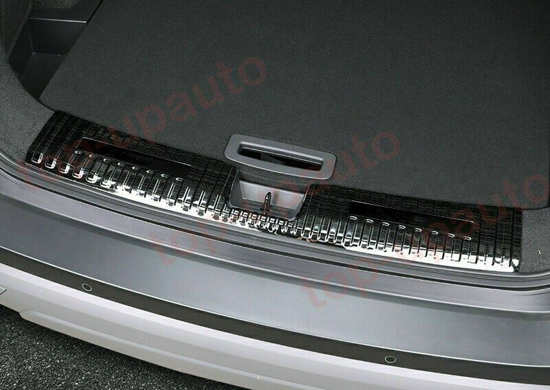 for Nissan Rogue 2021-2022 Black Inside Rear Bumper Guard Cover Sill Plate Trim