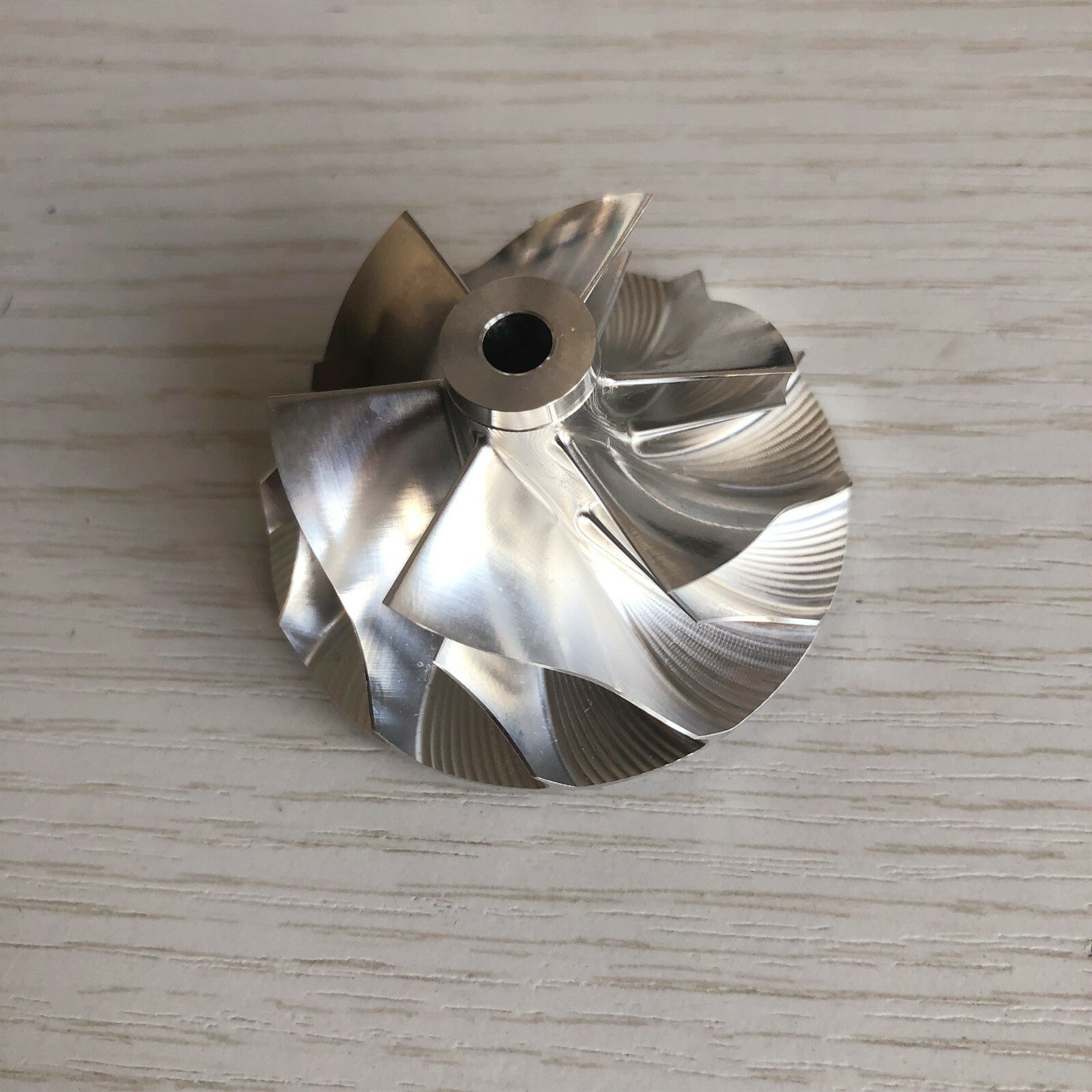 RHF5 40.65/52.50 mm 6+6 Blade Turbocharger Blank Compressor Wheel