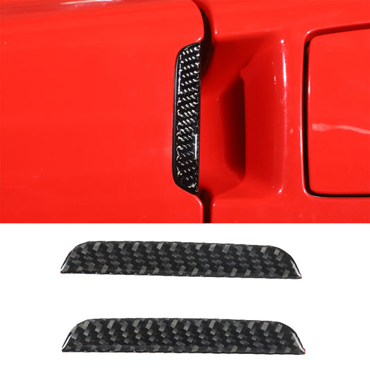 ABS carbon fiber A-pillar vent frame trim cover for Corvette C6 2005-2013
