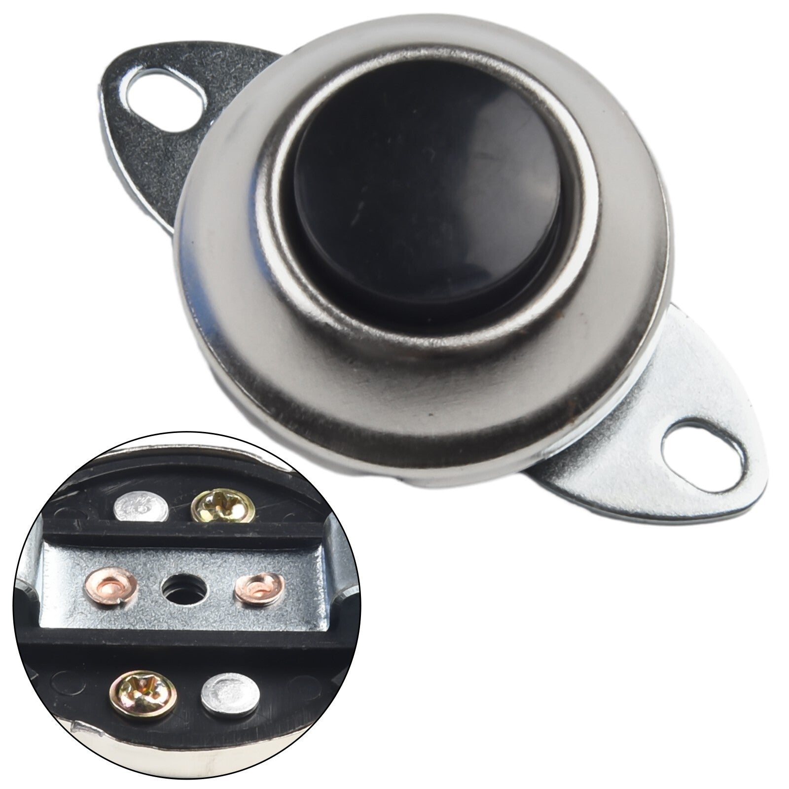 12V Switch Button 50 Mohm Max ABS Plastic + Metal Car Engine Wrench
