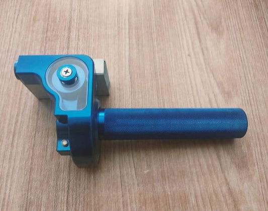 Blue CNC Throttle Clamp For KLX110 Dirt Bike CRF XR50 70 SSR 7/8 BSE APOLLO
