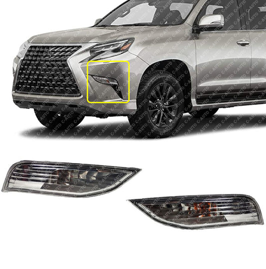 1 Set front bumper Turn Signal lamp fog lamp for Lexus gx460 gx400 2014-2020