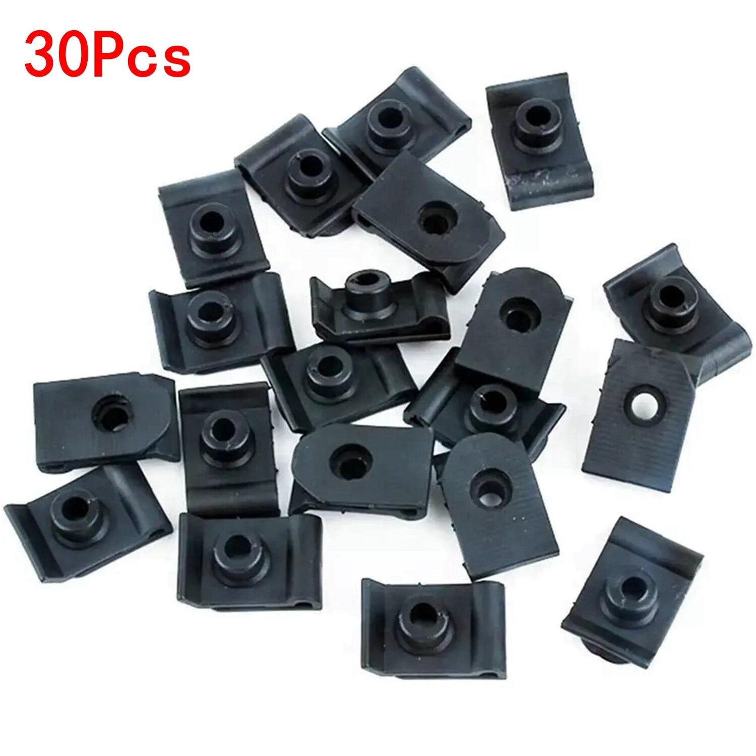 30 Nylon U Nut 14 Screw Front Fender Liner Clip Fastener for Toyota 53879-22010