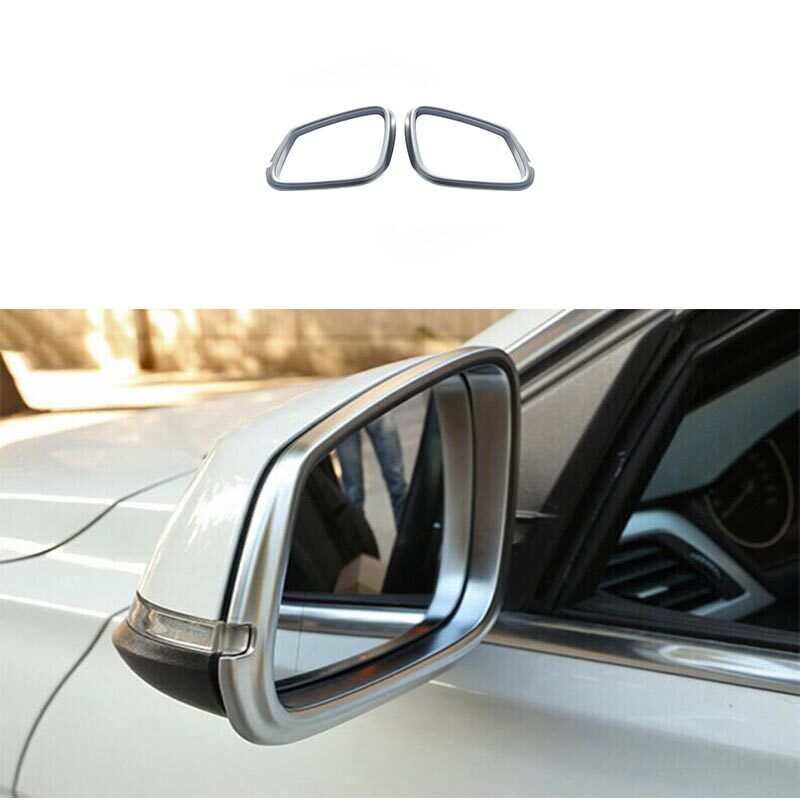 Exterior Rear View Mirror Frame Trim Chrome ABS 2PCS Fit for BMW F20 F21 F22 F23