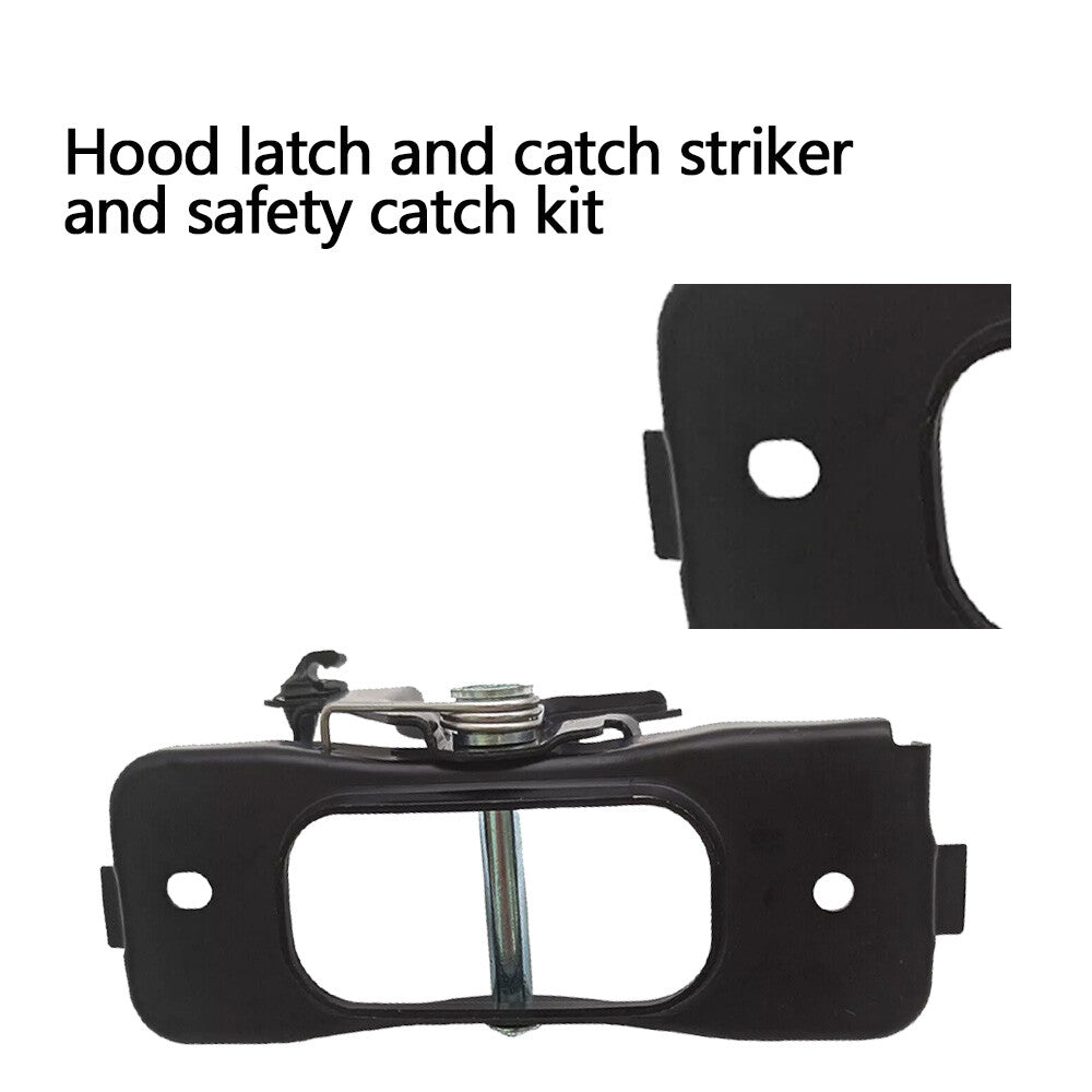 Hood Lock and Safety Bar Safety Lock Set for Dodge for Ram 1500 2500 3500