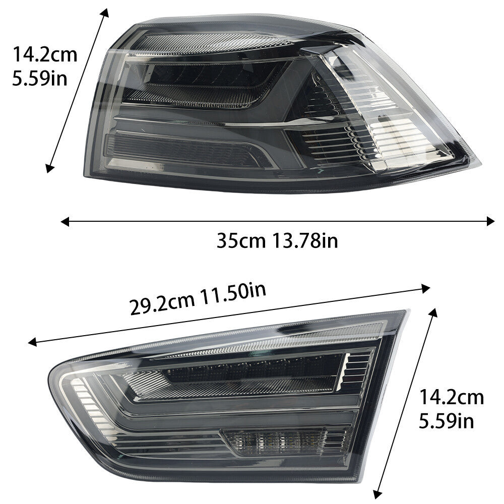 Für for Mitsubishi Lancer EVO X 2008-2020 LED Rückleuchten Rücklicht Links+Rechts
