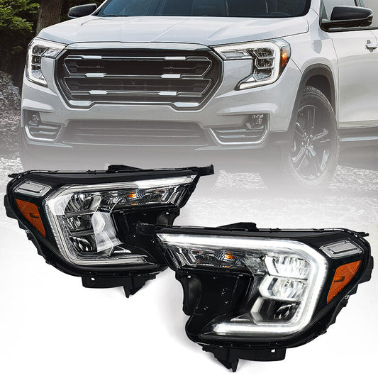 2P for 2022, 2023, and 2024 for GMC Terrain AT4 | SLE | SLT LED Reflector Headlights LH Right Handhold