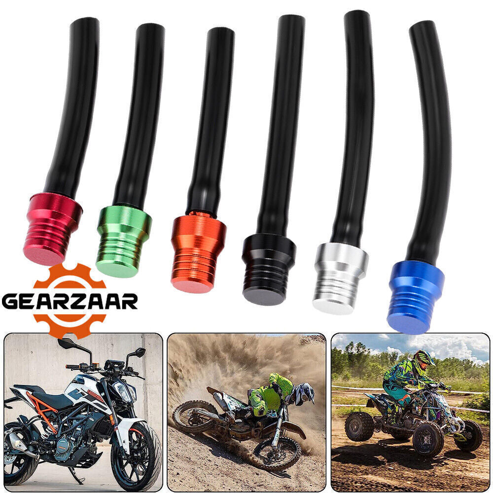 6x Motorcycle Gas CAP VENT Tank Fuel Air Breather Valve Hose Tube Dirt ,Bike ATV