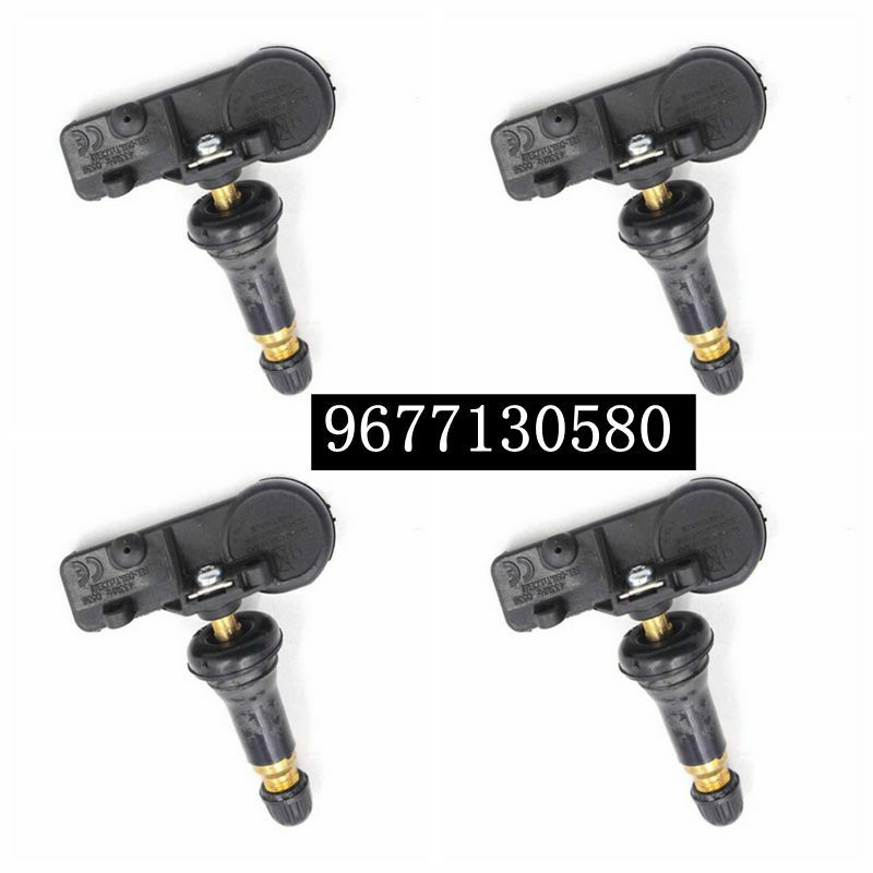 2pcs TPMS 9677130580 Tire Pressure Sensor 433MHZ for Citroen C4 for Peugeot 3008