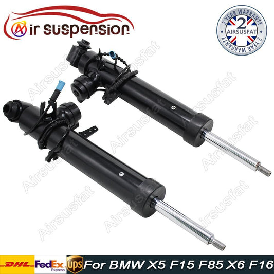 2pcs for BMW X5 F15 F85 X6 F16 F86 sDrive Rear Shock Absorber Air Suspension VDC