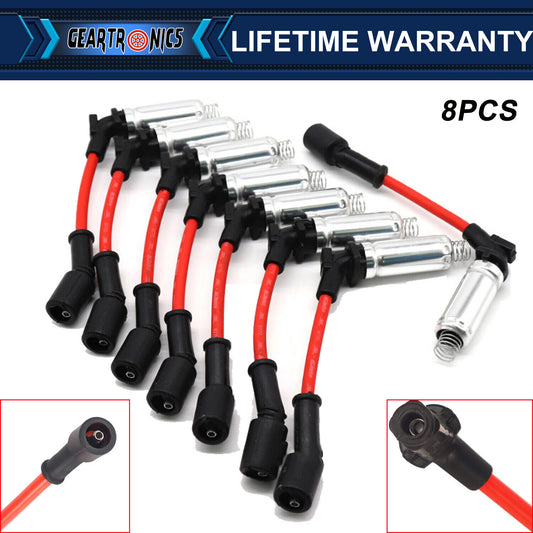 8PCS Spark Plug Wires for CHEVY for GMC 1999-2006 LS1 VORTEC 4.8L 5.3L 6.0L US