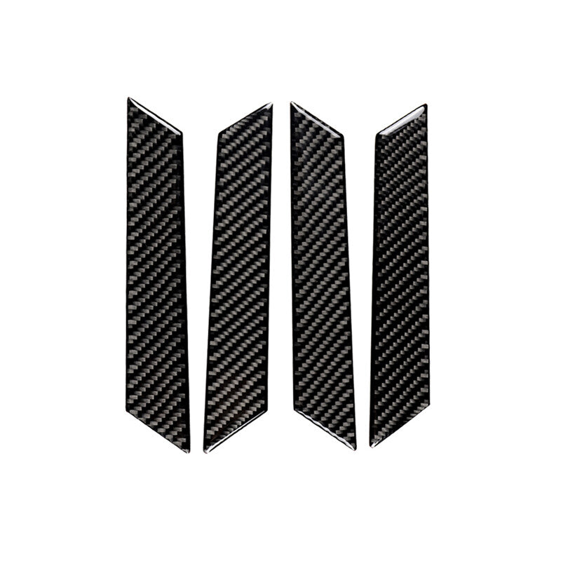 4X Carbon Fibre Door Handles Trim for VW for Golf 7 MK7 2013-2017