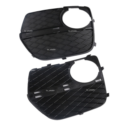 2x Front Bumper Closed Grid Fog Light Grille Left Right for BMW X6 2012-2014