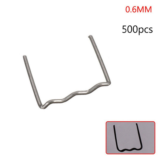 500PCS 0.6mm Flat Hot Stapler Staple For Car Bumper Plastic Welder Repair-Kit