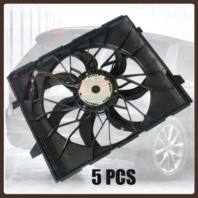 5x Radiator Cooling Fan For 2014-2020 for Jeep Grand Cherokee for Dodge Durango SRT 6.4L