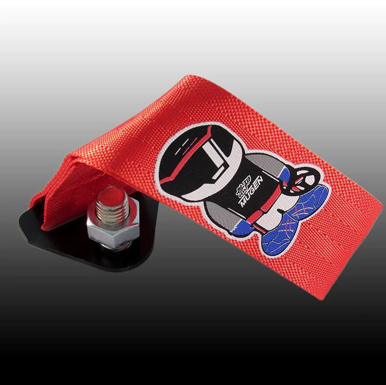 Car tow cover, trunk boot, bumper, tow hook, red, suitable for Honda Mugan