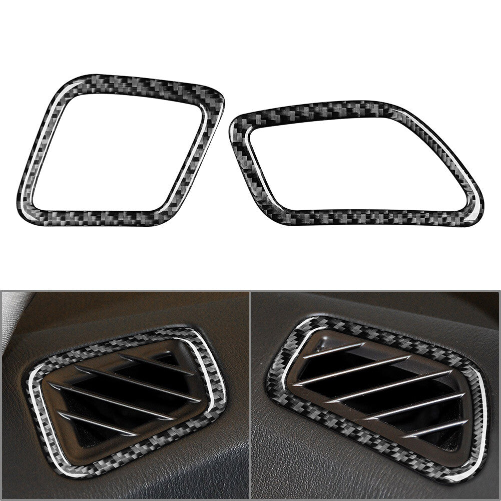 Dashboard Side Air Vent Outlet Cover Trim Black for Infiniti JX35 QX60 2013-2016
