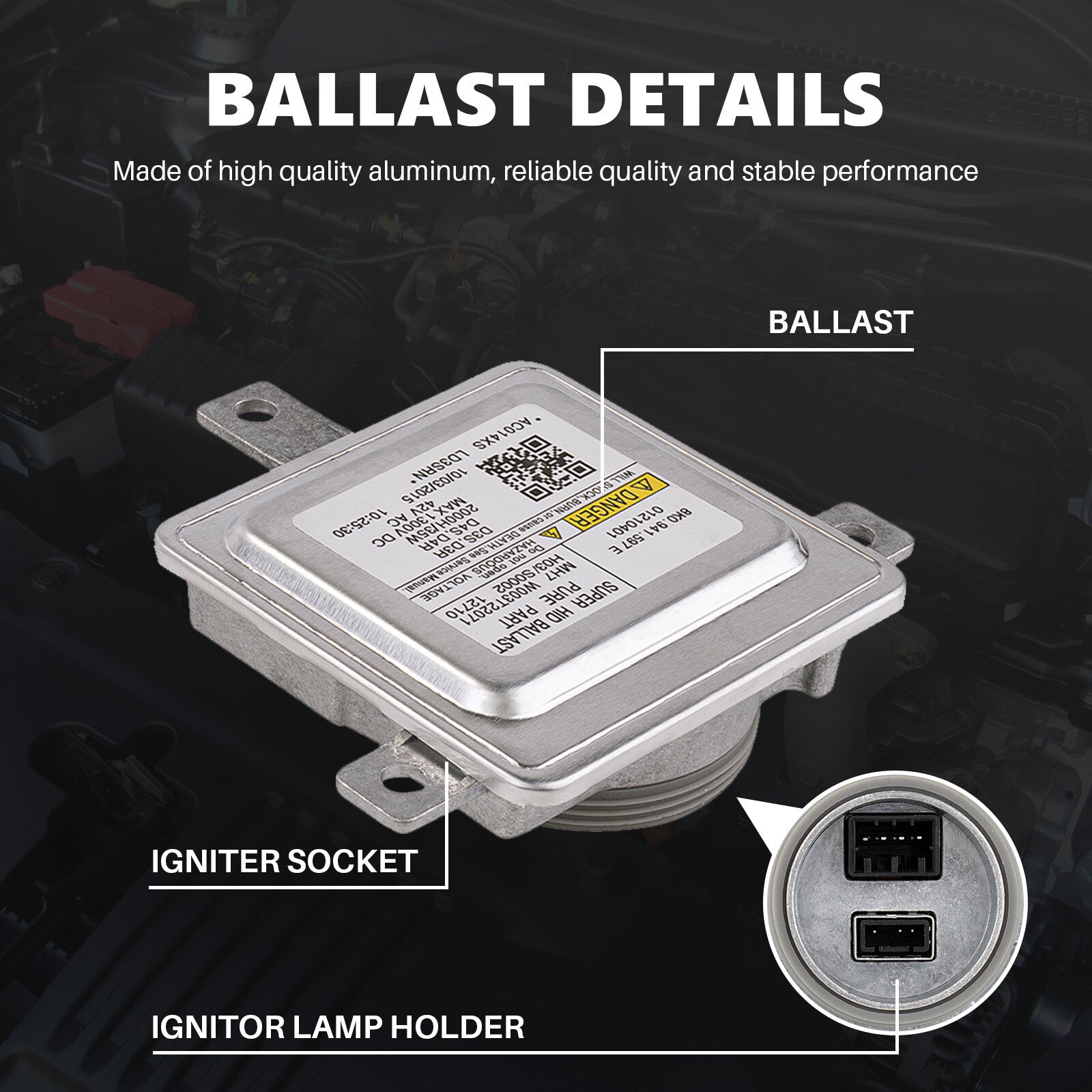 Xenon Ballast HID Control Unit Computer Module ECU 8K0941597E for Audi for VW